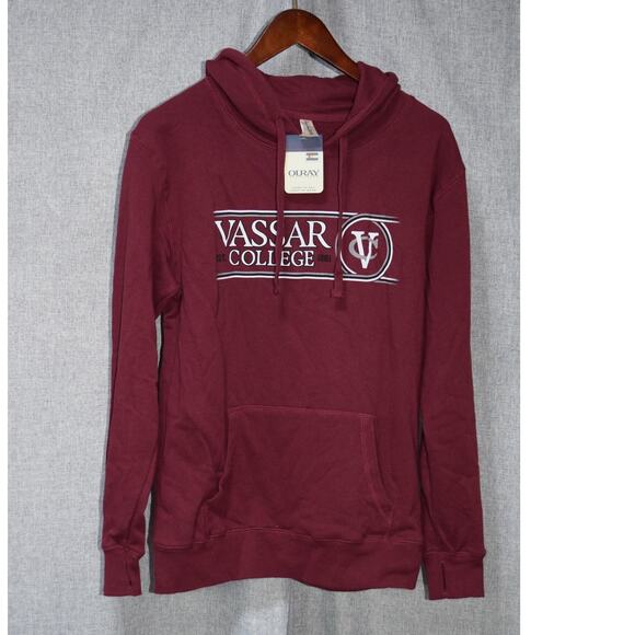 Ouray Other - Ouray Vassar College Maroon Pullover Hoodie M - NWT